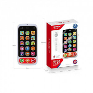 Telefon Smartphone cu Touchscreen, sunete si butoane pentru bebe - Img 2