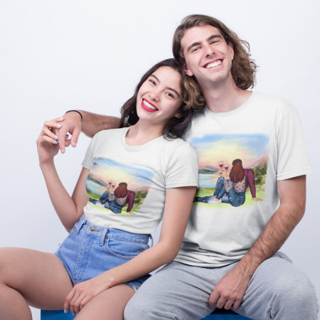 Set tricouri personalizate cuplu "Forever"