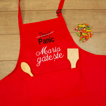 Sort personalizat brodat "Don't panic"