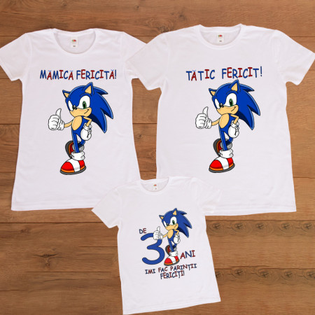 Set aniversar personalizat "Sonic"