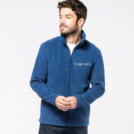 Hanorac fleece barbat brodat personalizat "Logo"