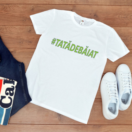 Tricou personalizat "Tata de baiat"