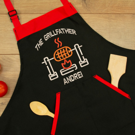 Sort personalizat brodat "The grill"