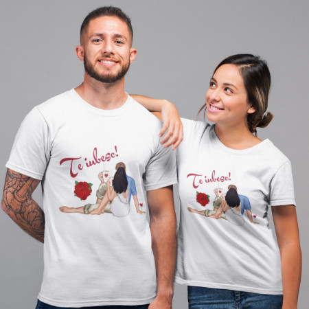 Set tricouri personalizate cuplu "Impreuna"