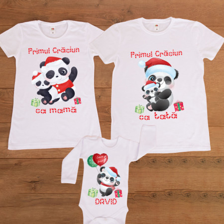 Set personalizat Craciun "Panda"