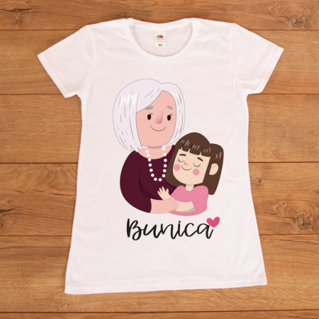 Tricou personalizat "Bunica cu nepoata"