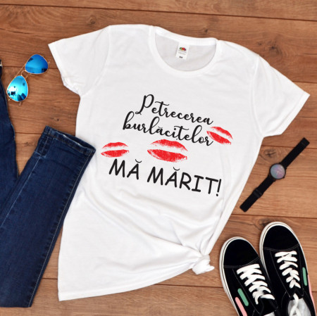 Tricou personalizat petrecerea burlacitelor "Ma marit"