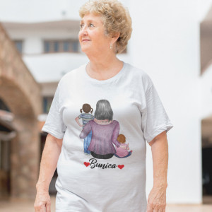 Tricou personalizat "Bunica cu fetite"
