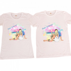 Set tricouri personalizate cuplu