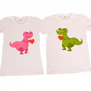 Set tricouri personalizate cuplu