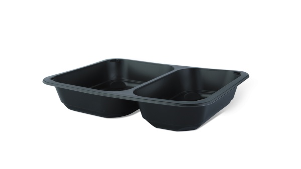Caserola PP transport mancare doua compartimente - MB2