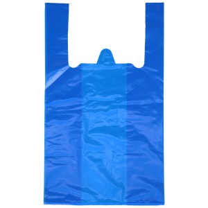 Sacosa punga maieu din PLASTIC albastru