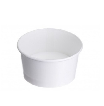Cupa de inghetata din carton alb, 150ml - 50buc/set