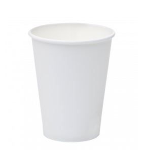 Pahare BIO cafea albe 8oz/240ml