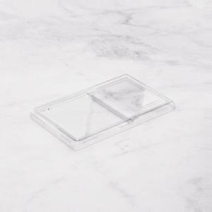 Capac plat PET caserola one-click 800ml 2 compartimente