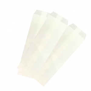 PUNGI HARTIE TACAMURI ALBE 7.5X25 NEIMPRIMATE/5000BUC