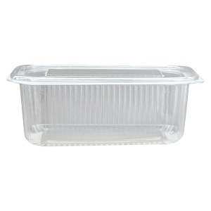 Caserole 1750gr PET cu capac plat - 100buc/set