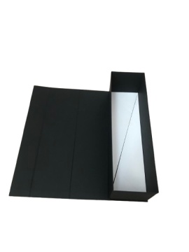 Cutie cadou neagra pentru o sticla 360x100x100mm - Img 3