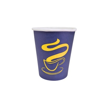 Pahare cafea din carton albastru 8oz 240ml 50 buc/set