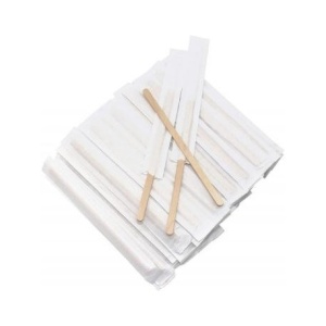 Paletine cafea ambalate invdividual 14cm din lemn (250buc)