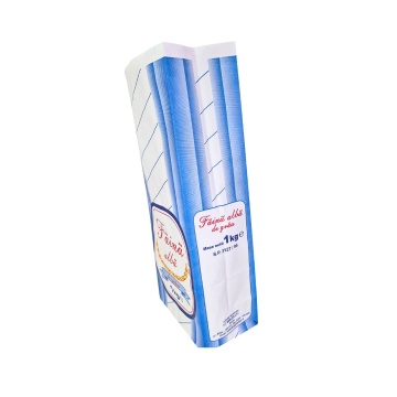 Pungă hartie 1KG alba 10.5x6.5x27 - Img 2