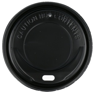 Capac cafea negru pentru 14/16oz. (set 100buc)