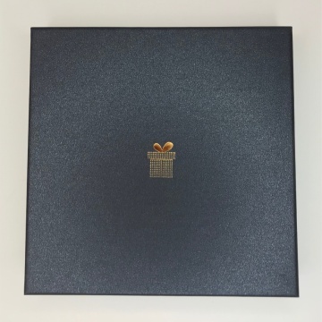 Cutie card cadou neagra 142x142x18 mm - Img 4