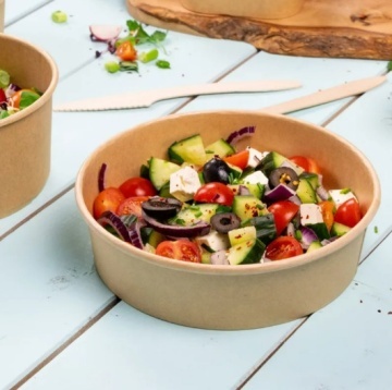 Bol salata kraft 1300ml - 50buc/set - Img 2
