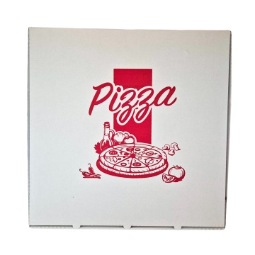 Cutie pizza 50x50x4cm alba - 50buc/set
