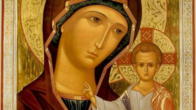 În timp ce cădea în prăpastie, Maica Domnului l-a luat în brațe şi l-a coborât până jos