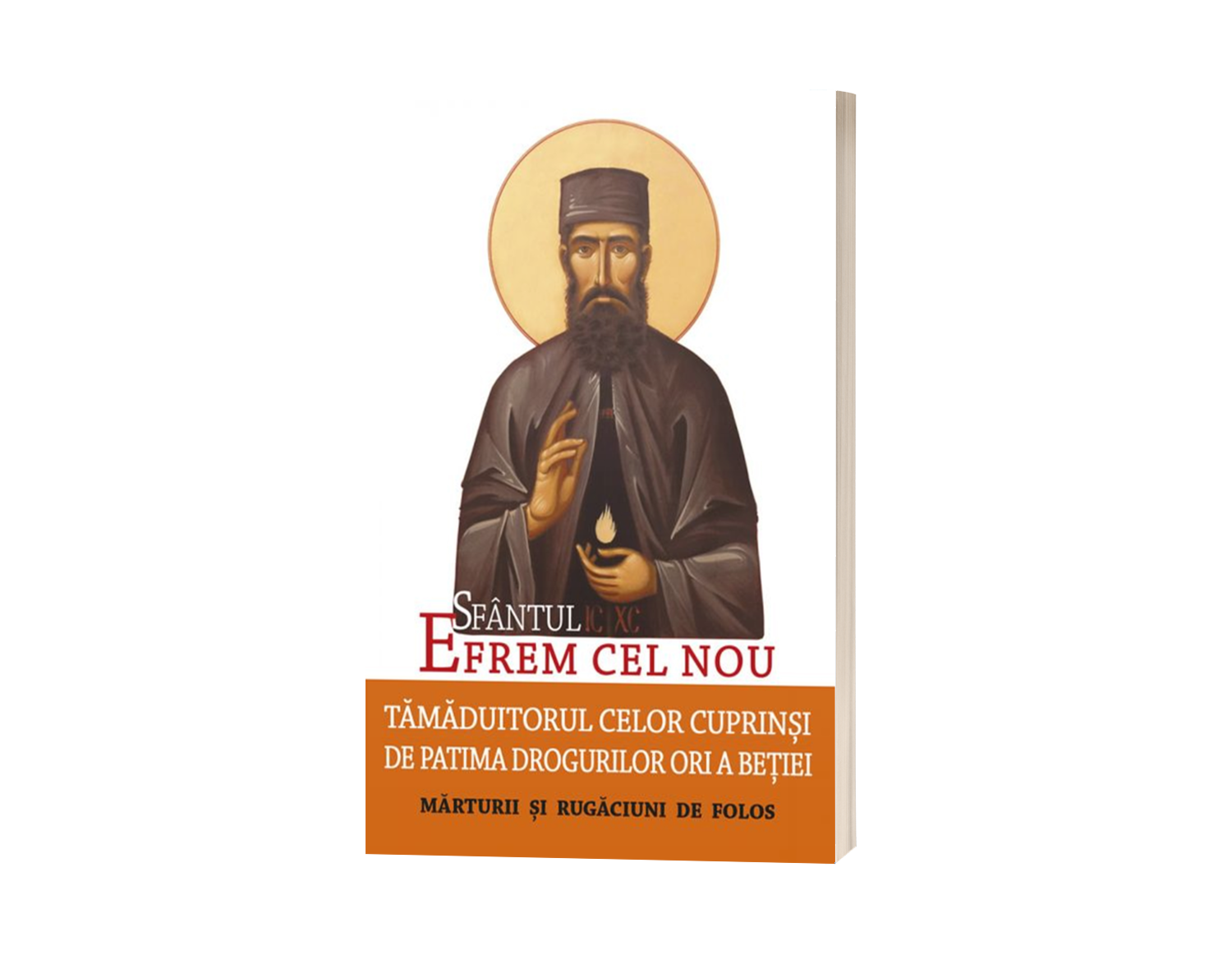 Sfântul Efrem cel Nou - Tămăduitorul celor cuprinși de patima drogurilor ori a beției. Mărturii și rugăciuni de folos