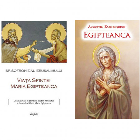 Pachet promotional: Egipteanca de Augustin Zaborosciuc + Viata Sfintei Maria Egipteanca