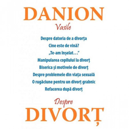 Despre divort - Danion Vasile