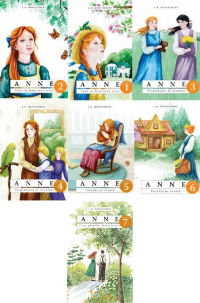 Colectia completa Anne - Toate 7 volume