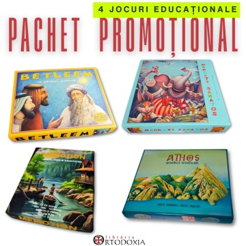 Pachet Promoțional 4 Jocuri: Betleem + Athos + Mancati sanatos + Memotion