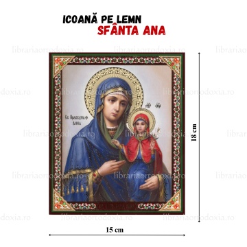 Icoana_pe_lemn_15x18cm_Sfanta_Ana