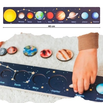 Sistemul Solar-Joc educativ din lemn