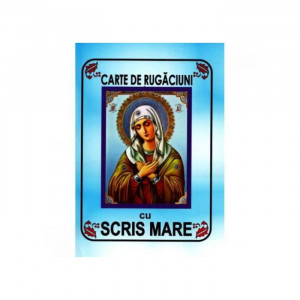 Carte de rugaciuni cu scris mare, cartonata, albastra - Img 2