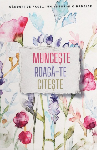 Carnetel "Munceste, roaga-te, citeste" - Format mare A5 - 96 file
