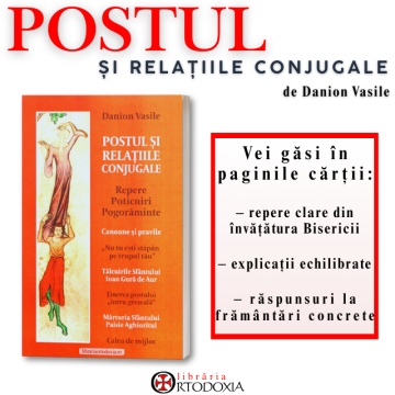 Postul și relațiile conjugale. Repere. Poticniri. Pogorăminte - de Danion Vasile