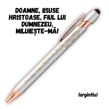 Pix "Doamne, Iisuse Hristoase, Fiul lui Dumnezeu, miluieste-ma!" - Argintiu