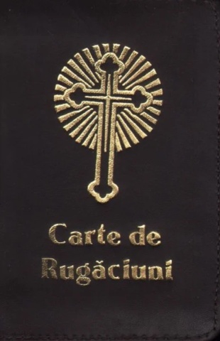 Carte de rugăciuni cu acatistele zilelor săptămânii - legată în piele, cu fermoar, format mic