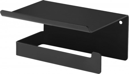 2in1 suport hartie igenica cu raft depozitare telefon seria Nero