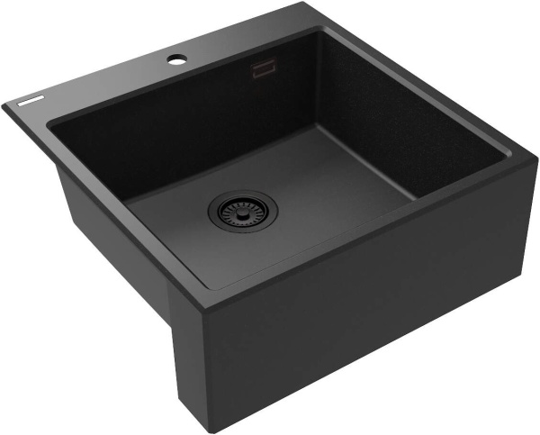 Eridan Chiuvetă din granit, 1-cuvă Finisaj: Negru ZQE_G10K