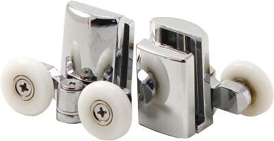 🚪 Role inferioare duble pentru sticlă de 6 mm – Set 2 buc. – FI 23 mm – Cod XKCO1RC05