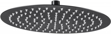 Dispersor fix - rotund negru anticalcar 30 cm diametru