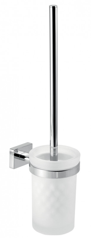GRETA - Perie WC cu suport din sticlă - AGR14 - Ferro