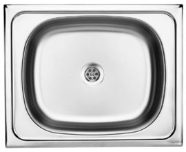 TWIST SATIN SINK ONE BOWL WITH FITTING ZEU_010A