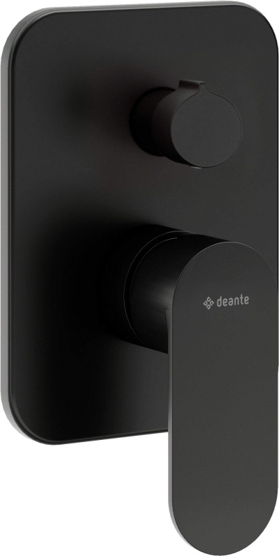 🚿 Baterie duș încastrată ALPINIA, cu comutator, finisaj nero – Cod BGA_N44P