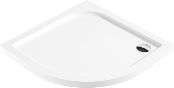 Cubic Cadita de duș semi-rotunda din acril 80x80 cm KTK_052B Finisaj: alb